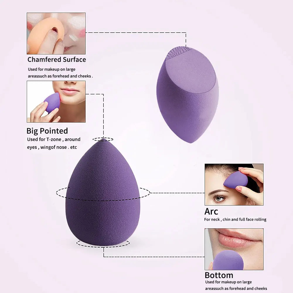 4/8PCS Makeup Sponge Blender Set