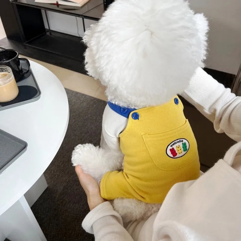 Summer Cute Dog Jumpsuit