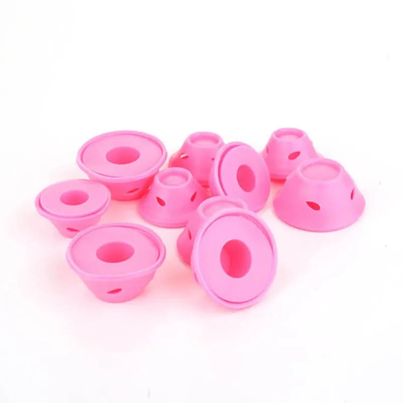 Rubber Silicone Heatless Hair Rollers
