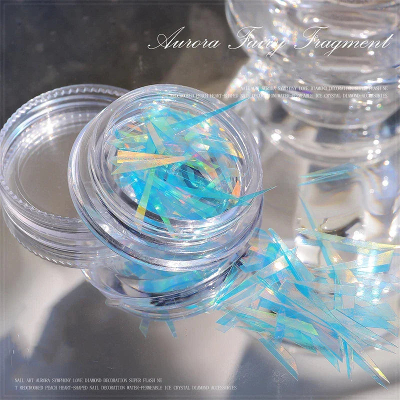 Aurora Cellophane Nail Art Stickers