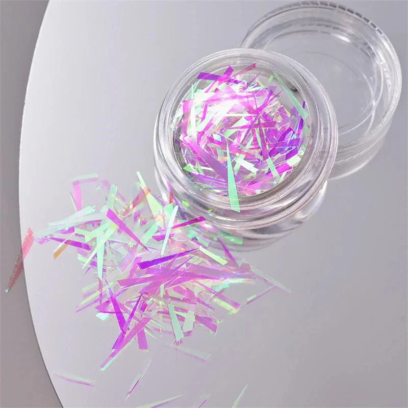 Aurora Cellophane Nail Art Stickers