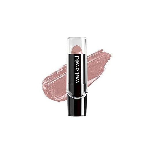 wet n wild Silk Finish Lipstick, Hydrating Rich Buildable Lip Color, Formulated with Vitamins A,E, & Macadamia for Ultimate Hydration, Cruelty-Free & Vegan - A Short Affair
