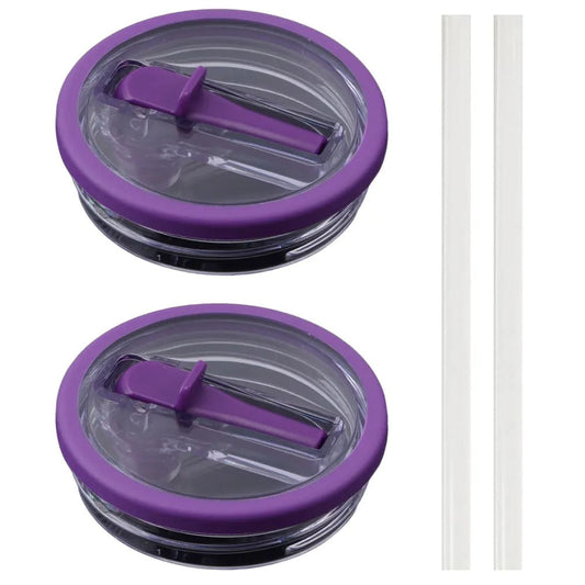 Purple Tumbler Stanley Flip Lid Set
